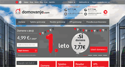 Desktop Screenshot of domovanje.com