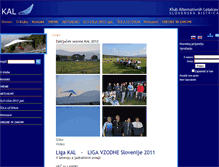 Tablet Screenshot of klub-kal.domovanje.com